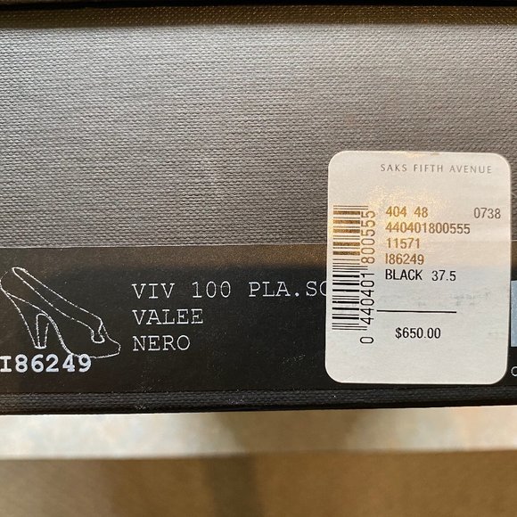 SUPER SEXY, GORGEOUS BLACK HEELS!  Size 7.5 (37.5). Giuseppe Zanotti Desig… - Picture 8 of 8